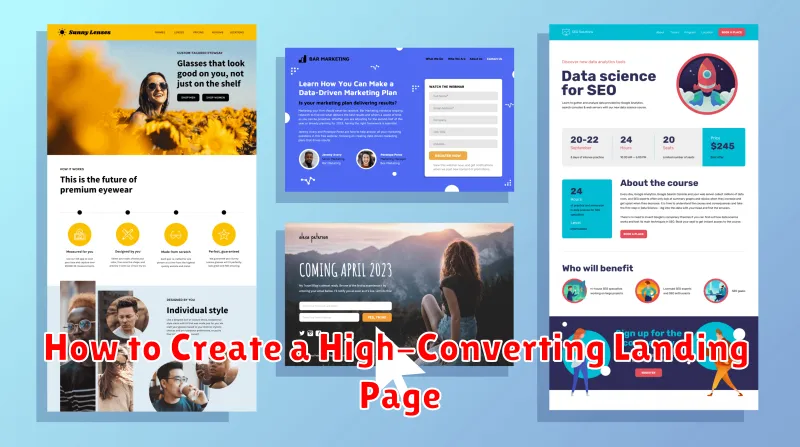 How to Create a High-Converting Landing Page
