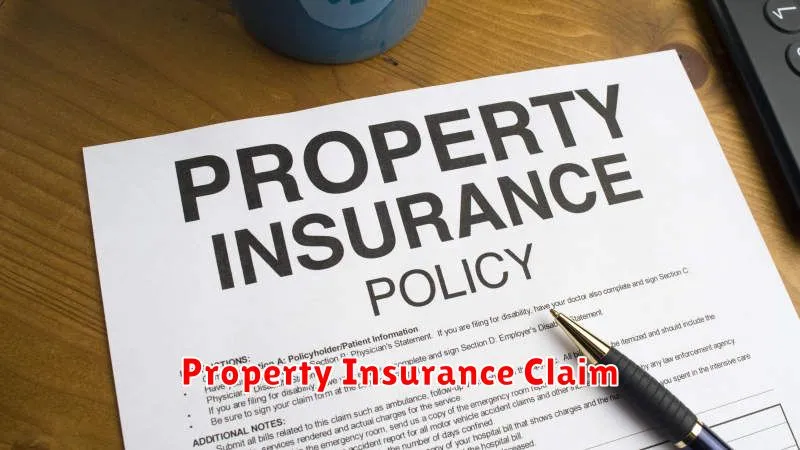 Property Insurance Claim