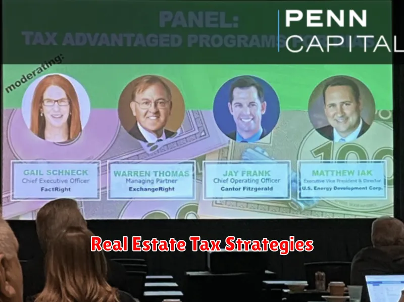 Real Estate Tax Strategies